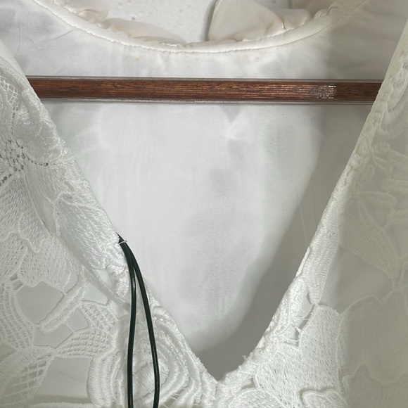 Tuckernuck Blanc Guipure White Lace Daphne Dress Size Large Brand New W/Tags - Picture 12 of 16